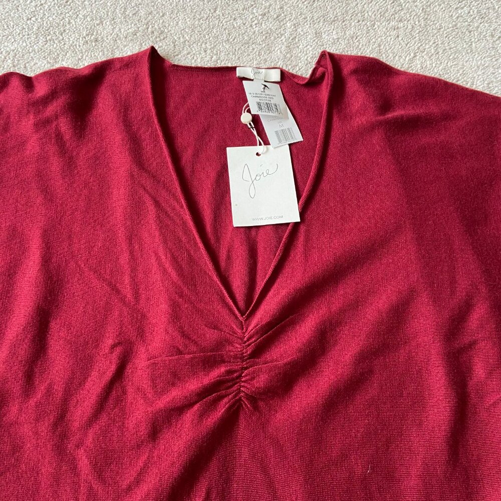 Joie Red Cashmere Blend Giluna Sweater NWT - Picture 2 of 6
